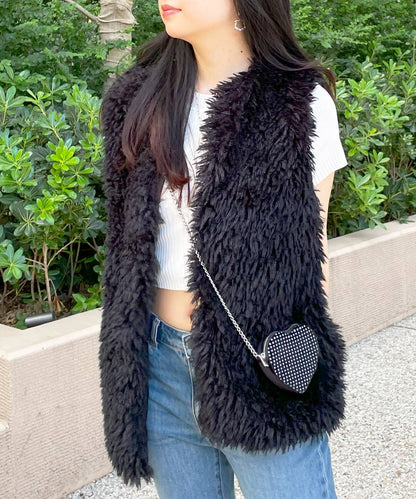 poodle fur vest
