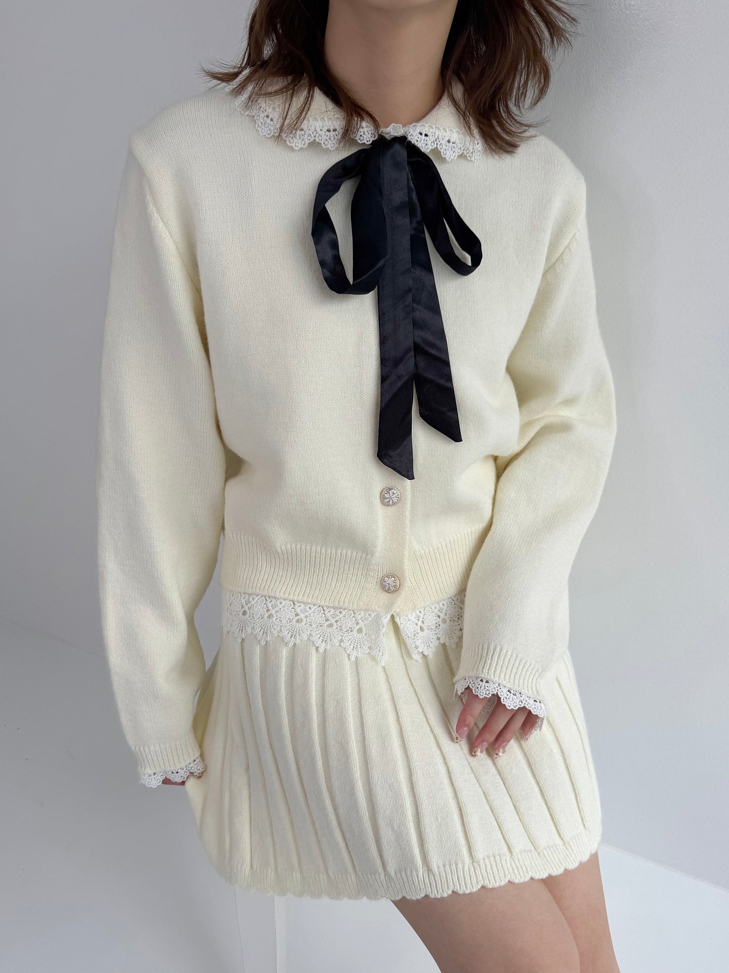 【Official限定価格】ガーリーニットセットアップ