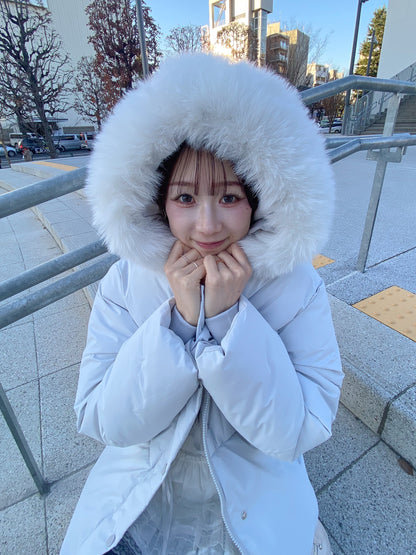 【Official限定価格】ファー付きショートパフブルゾン