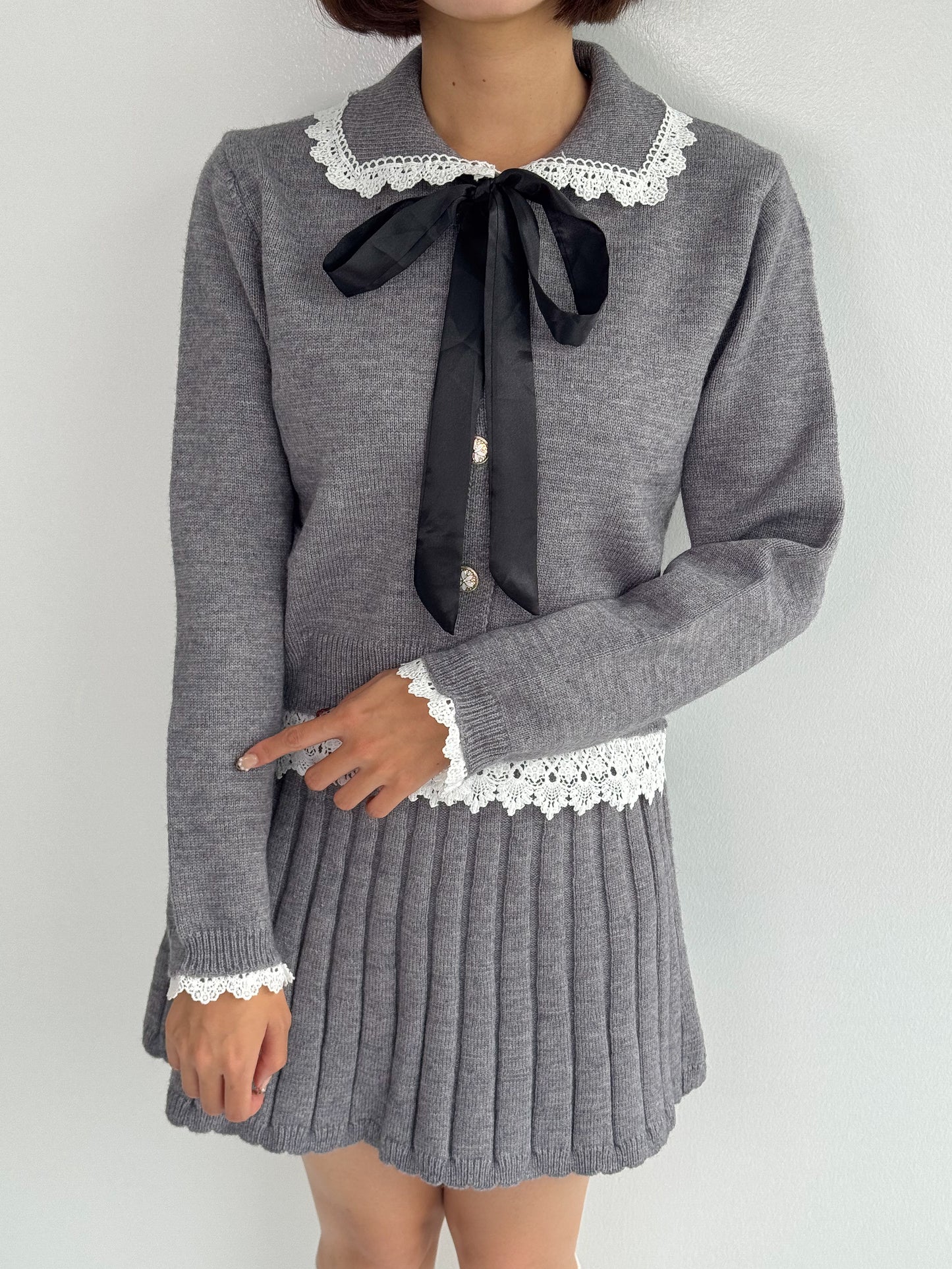 【Official限定価格】ガーリーニットセットアップ