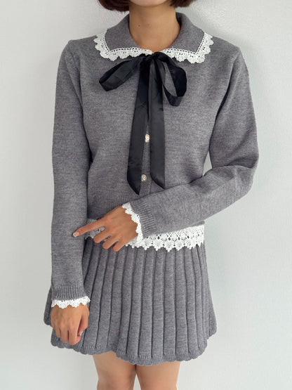 【Official限定価格】ガーリーニットセットアップ