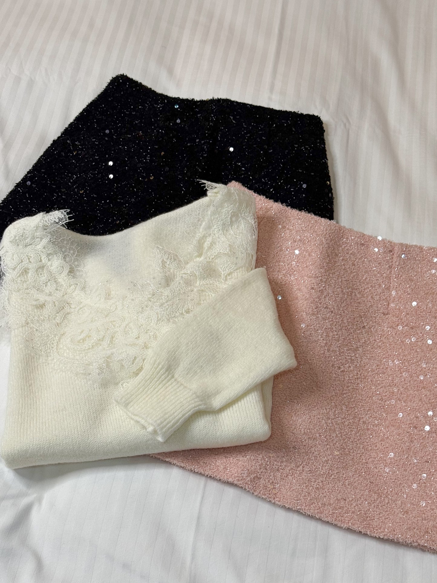 スパンコールミニスカート