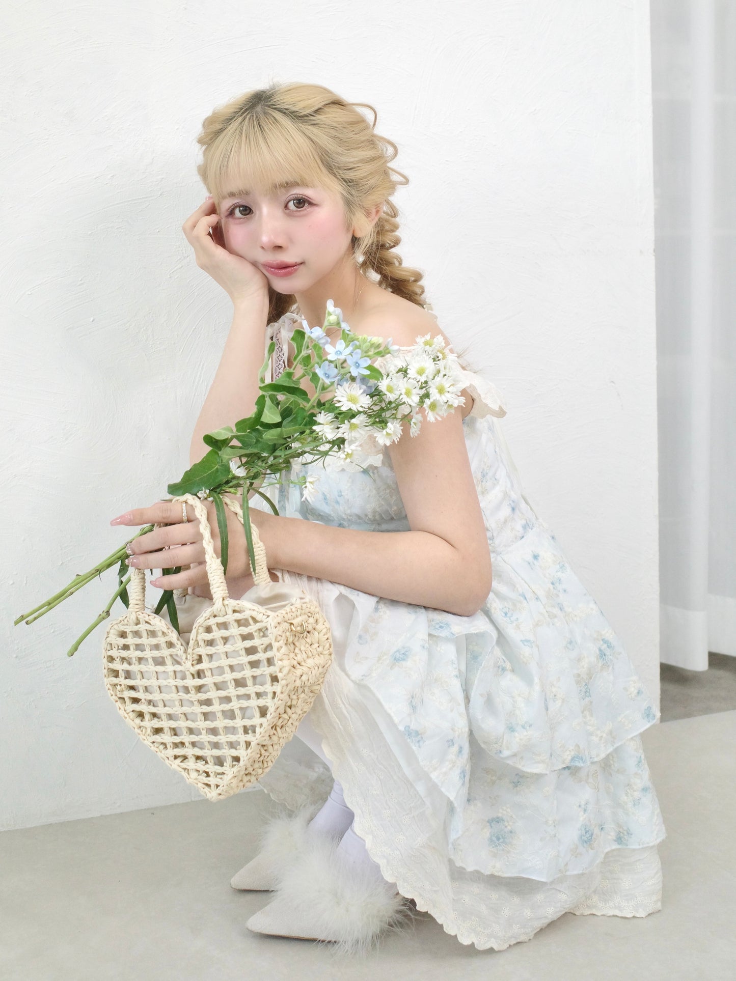 フローラルワンピース