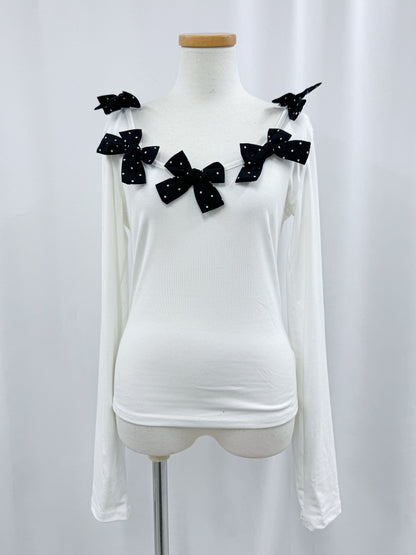 ドットリボンロンT