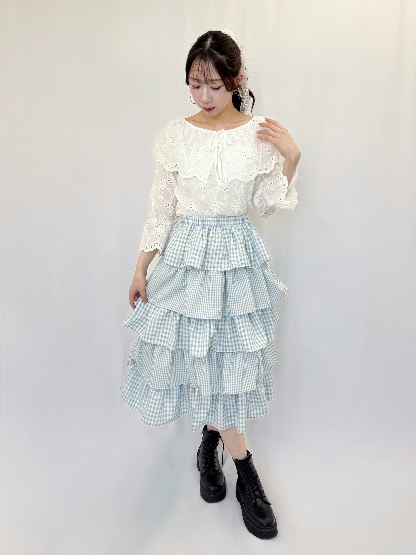 【Official限定価格】2wayキャンブリックブラウス