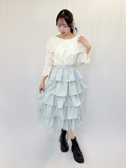 【Official限定価格】2wayキャンブリックブラウス