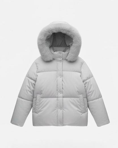 【Official限定価格】ファー付きショートパフブルゾン