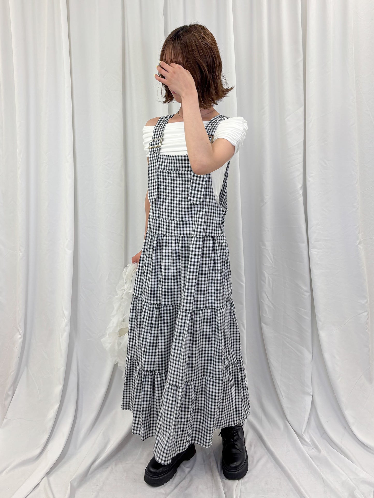 【Official限定価格】ギンガムチェックワンピース