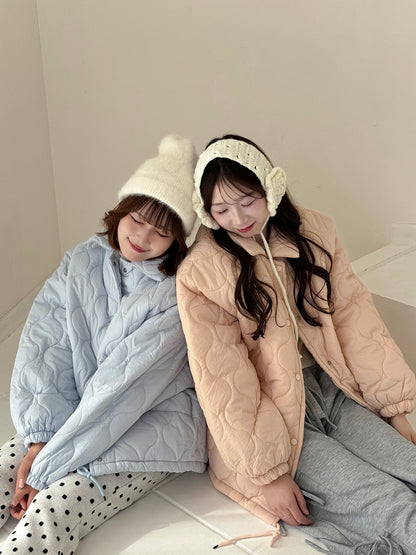 裏地ボア中綿ジャケット