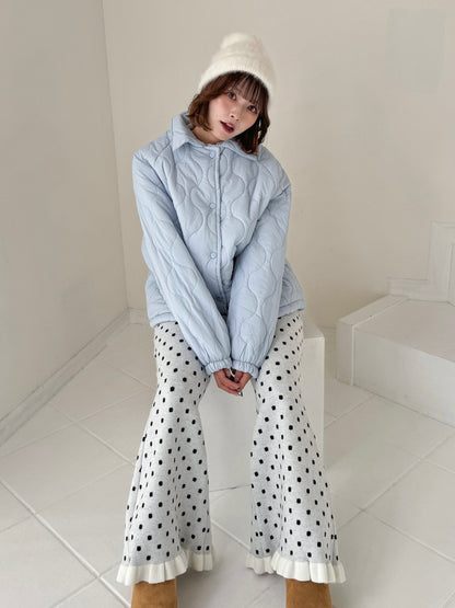 裏地ボア中綿ジャケット