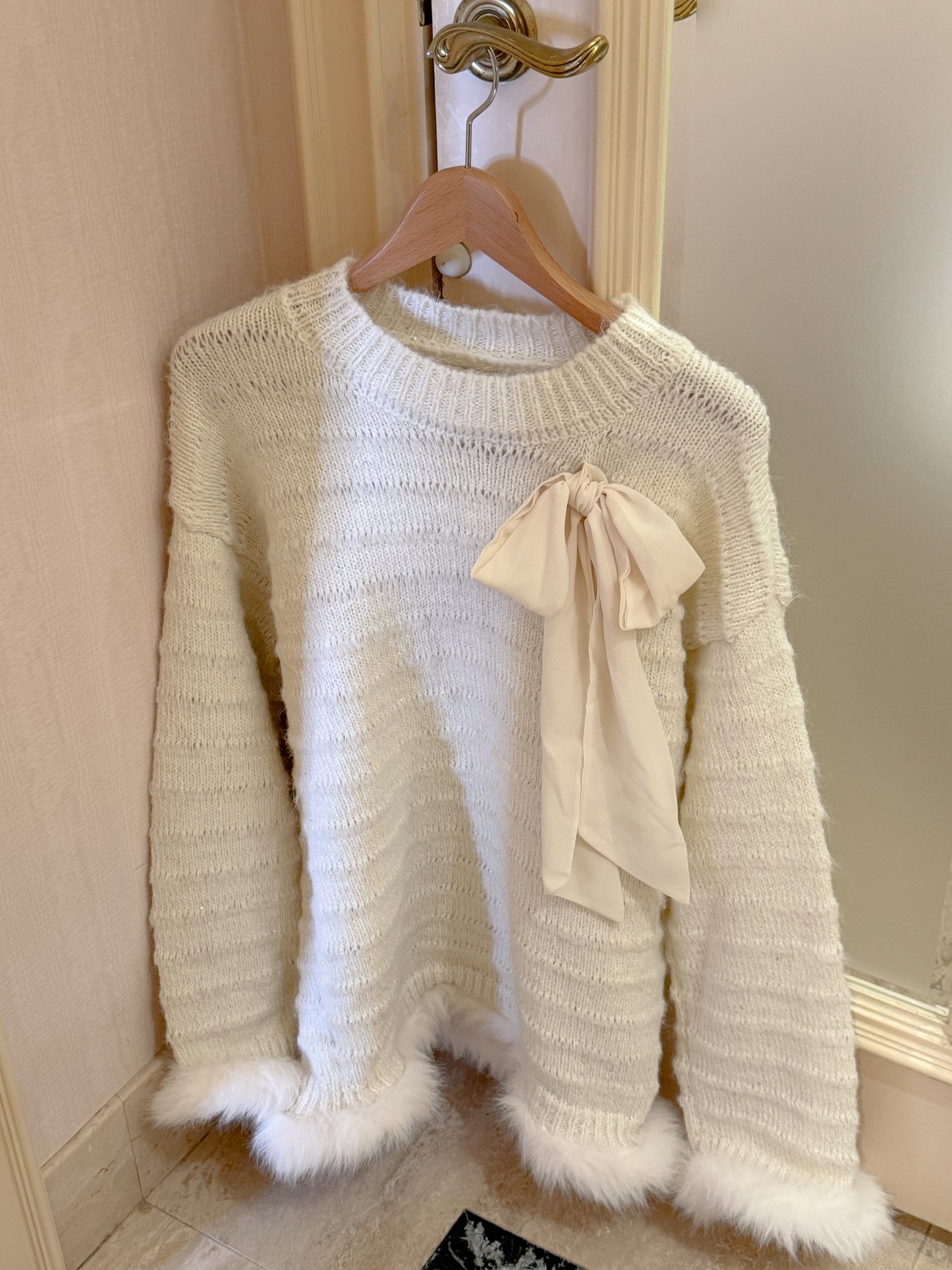 ファーニットラメワンピース