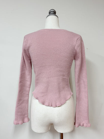 【Official限定価格】フラワーヘムトップス