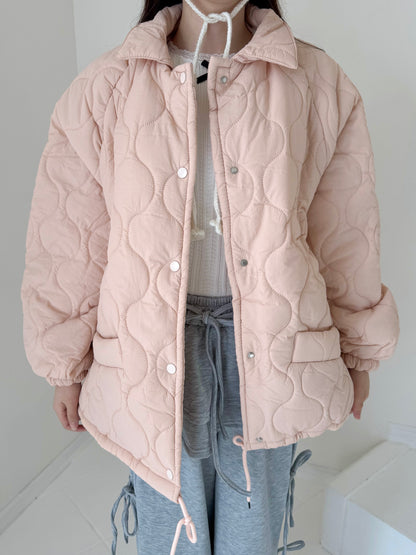 裏地ボア中綿ジャケット