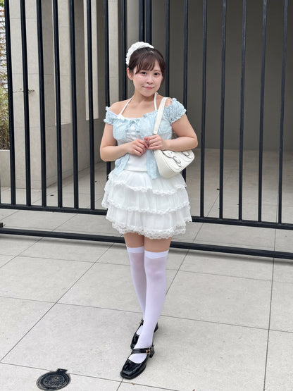 レースアンサンブルトップス