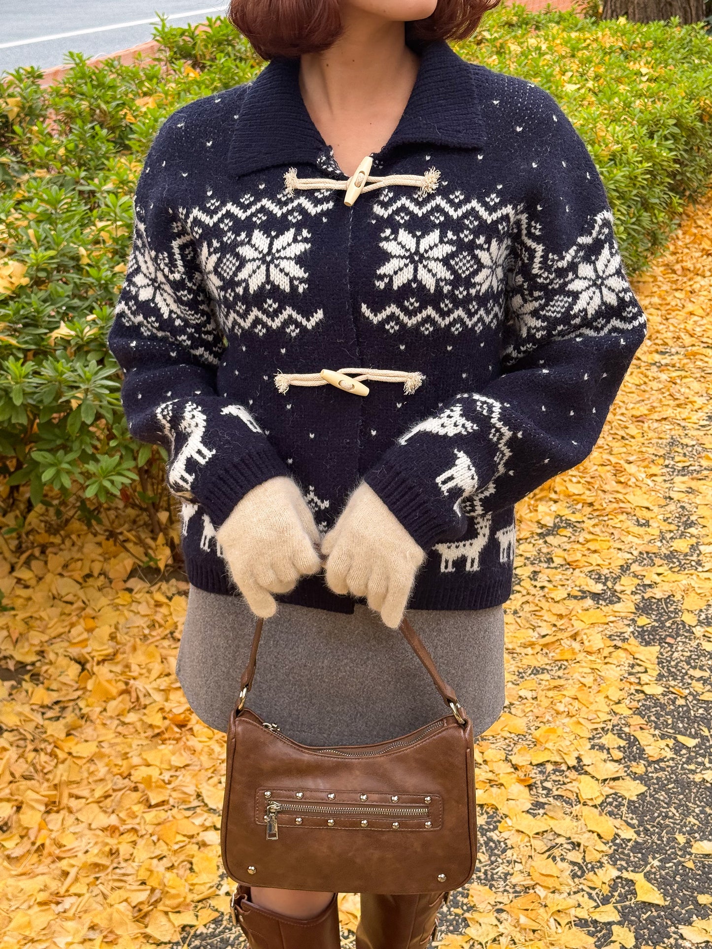 【Official限定】ノルディックジャガードカーディガン