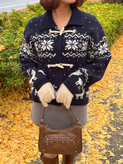 【Official限定】ノルディックジャガードカーディガン