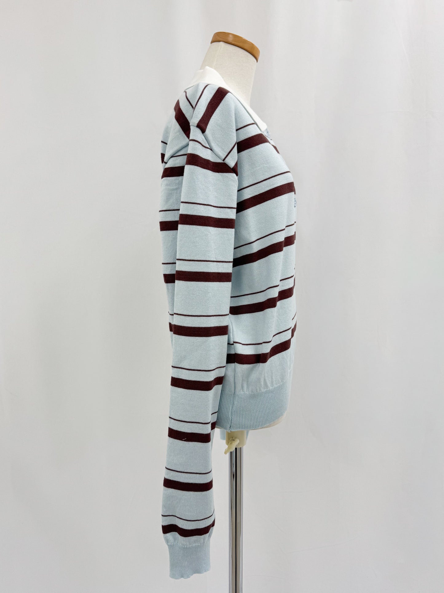 【Official限定価格】襟付きボーダーニットトップス