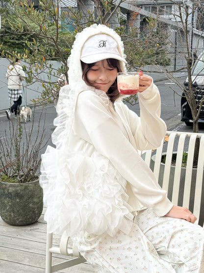 【Official限定価格】ペプラムスエットパーカー