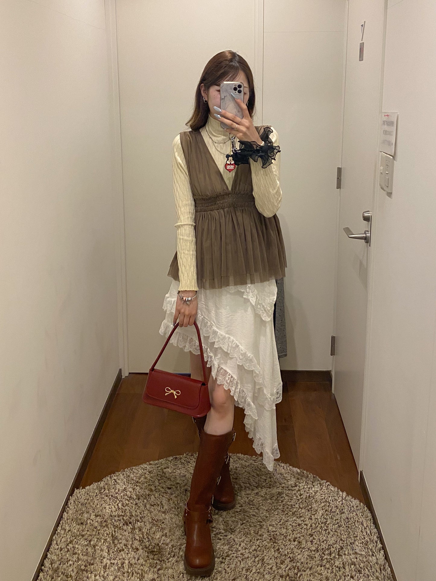 【Official限定価格】チュールペプラムビスチェ