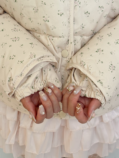 小花柄ブルゾン