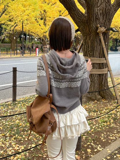 【Official限定価格】ノルディックニットパーカー