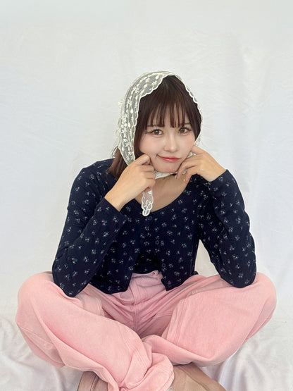 【Official限定】花柄アンサンブルカーディガン