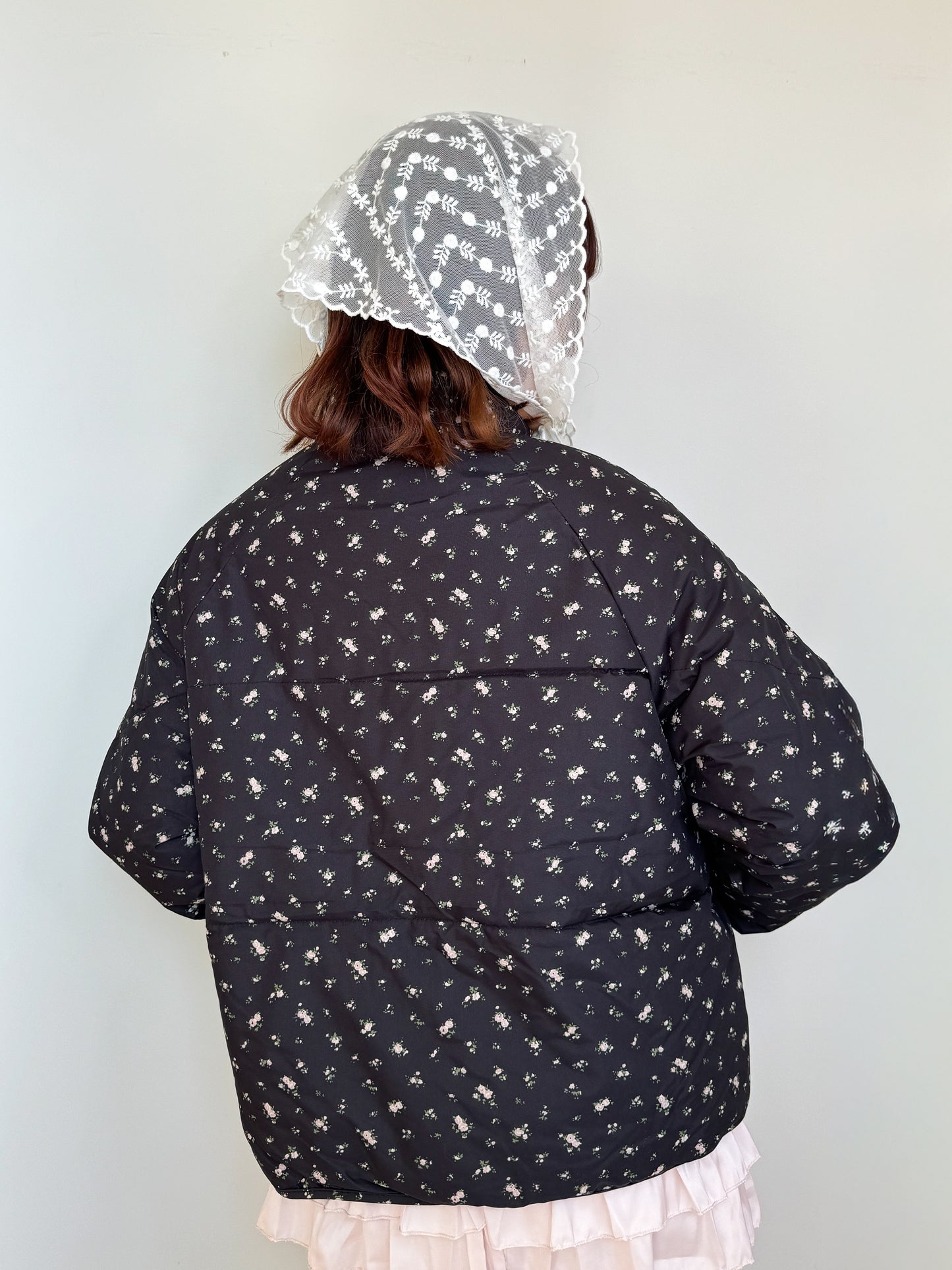 小花柄ブルゾン