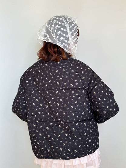 小花柄ブルゾン