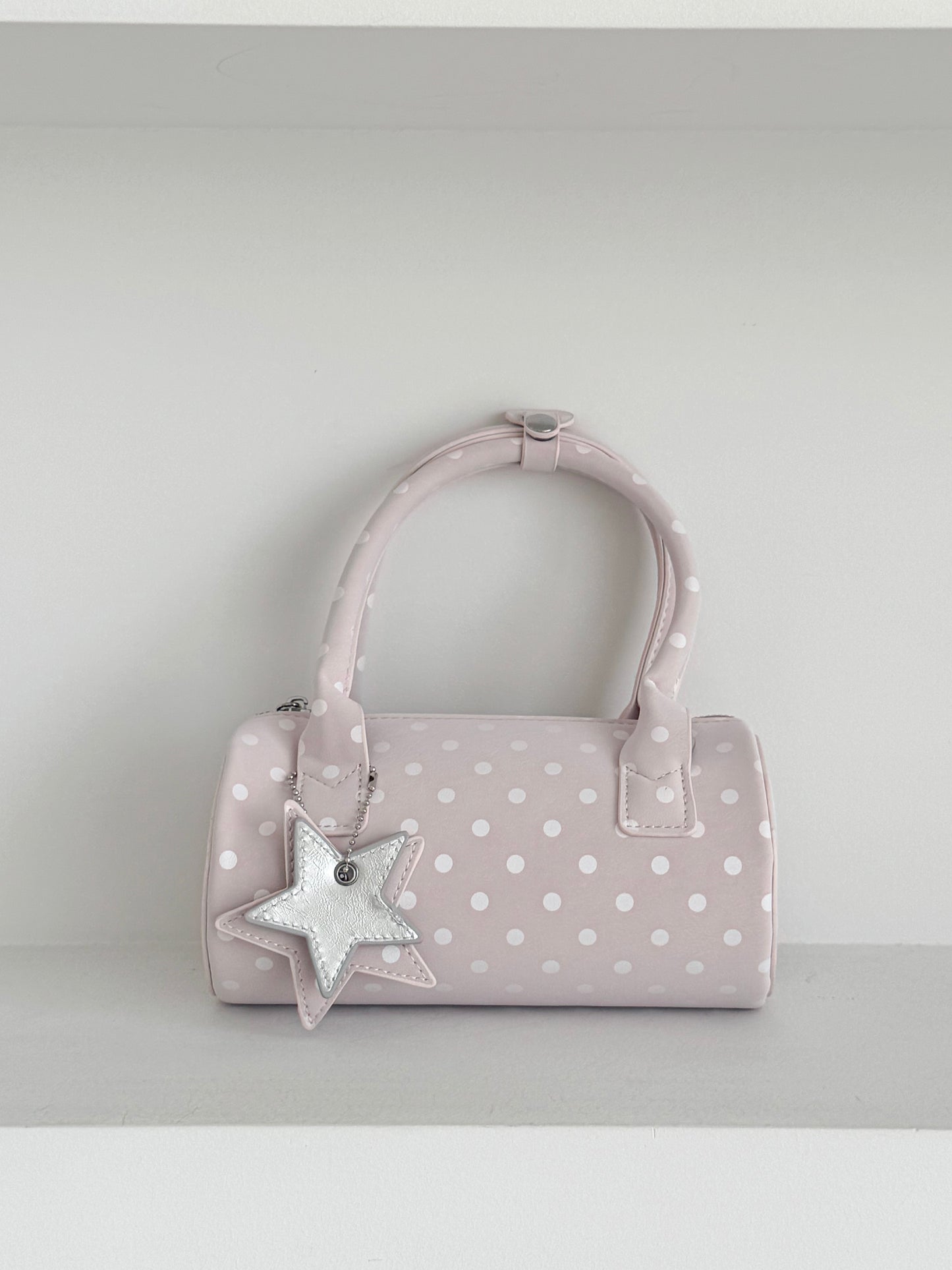 星チャーム付きドットミニBAG