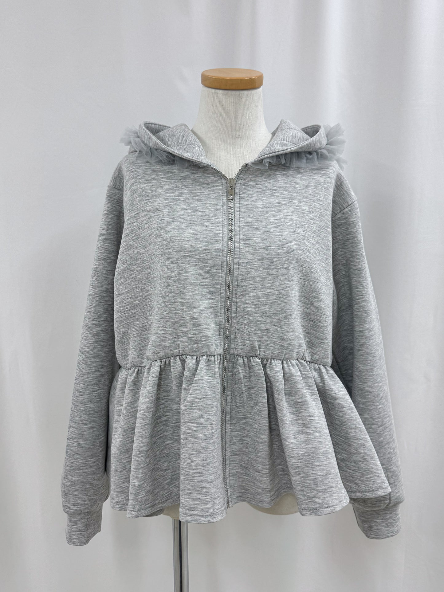 【Official限定価格】ペプラムスエットパーカー