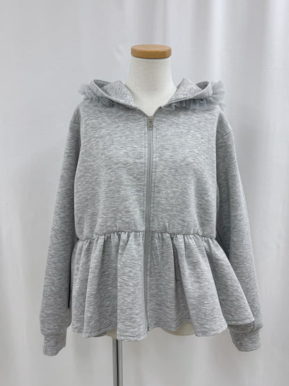 【Official限定価格】ペプラムスエットパーカー