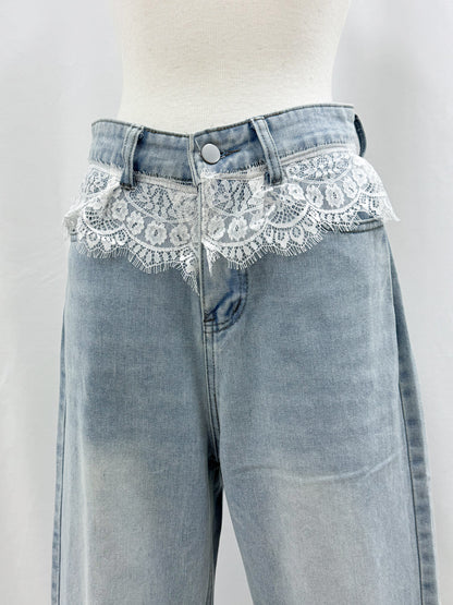 【Official限定価格】ウエストレースデニムパンツ