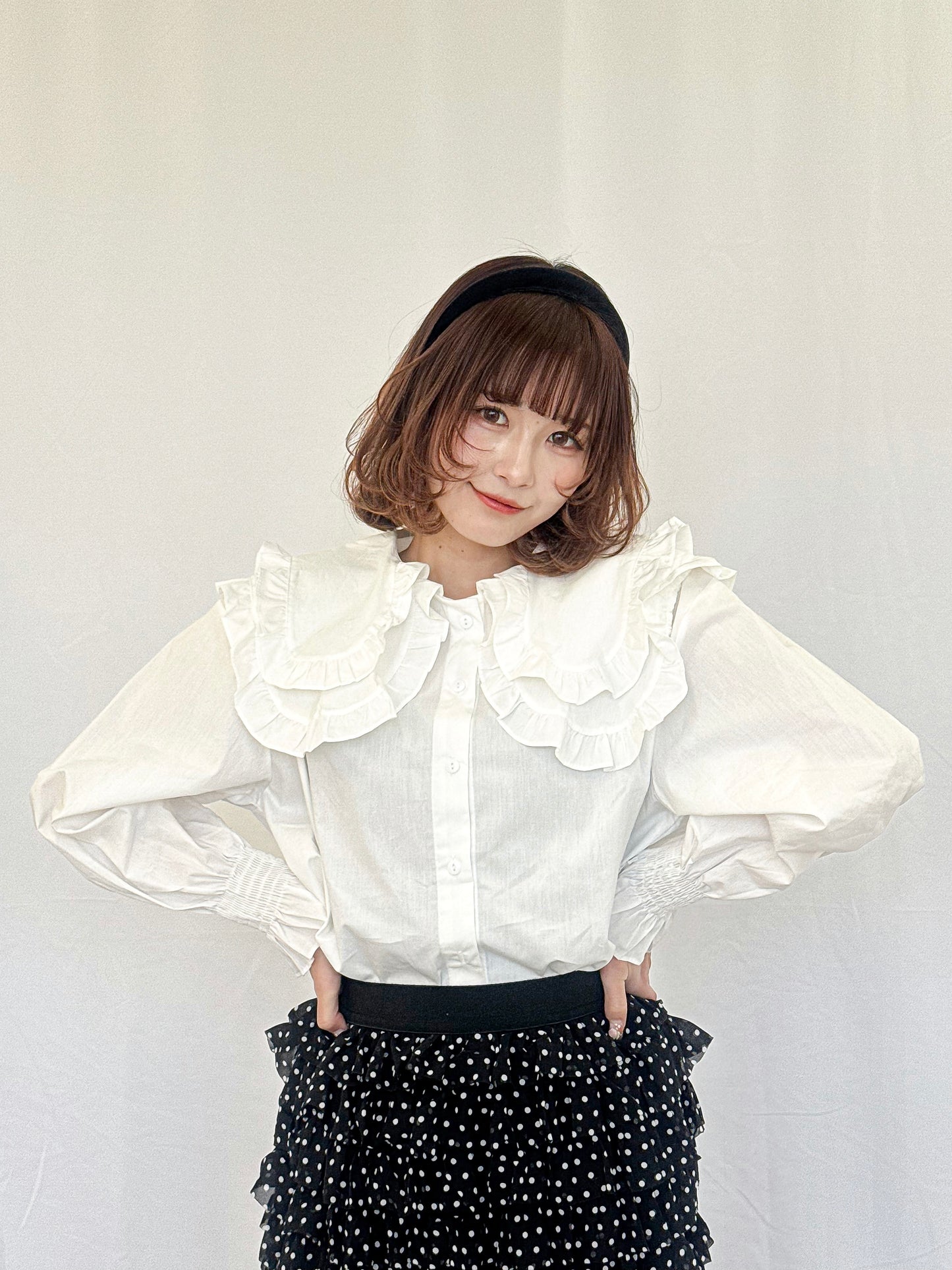 【Official限定】ダブルカラーブラウス