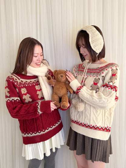 【Official限定】アニマルジャガードニット