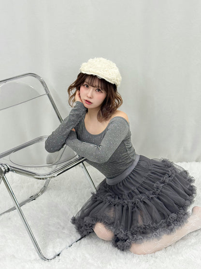 ボリュームミニチュールスカート