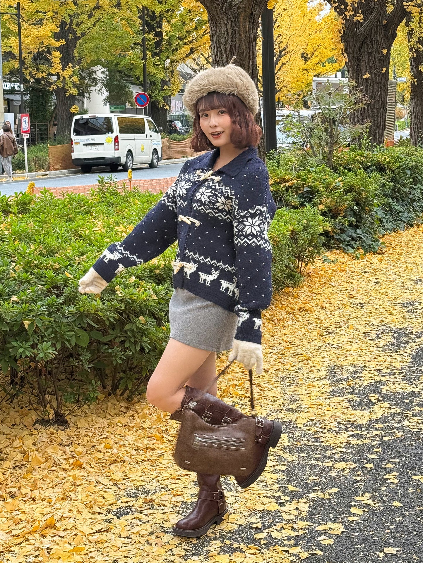 【Official限定】ノルディックジャガードカーディガン