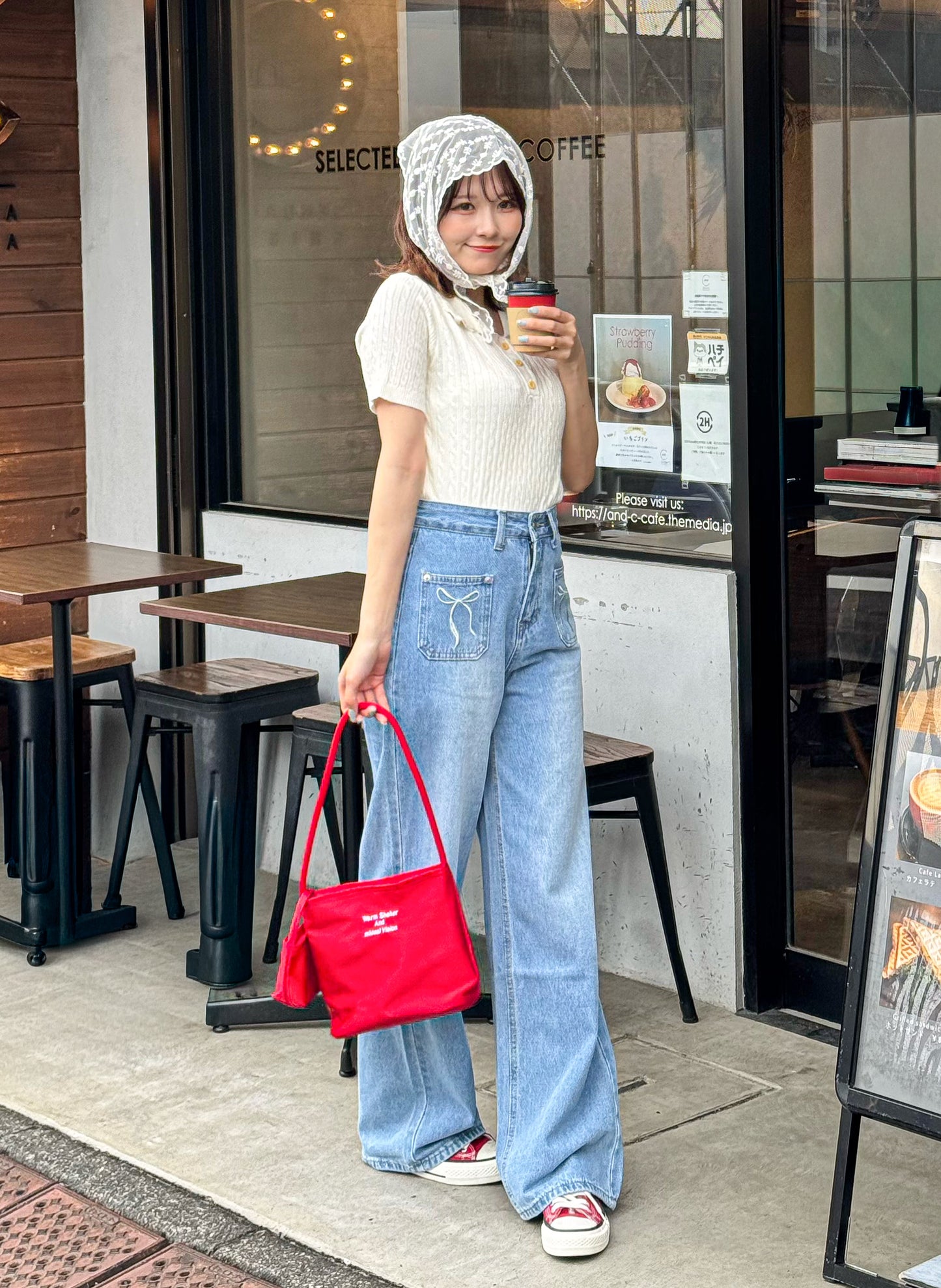 【Official限定価格】フリルリブニットポロ