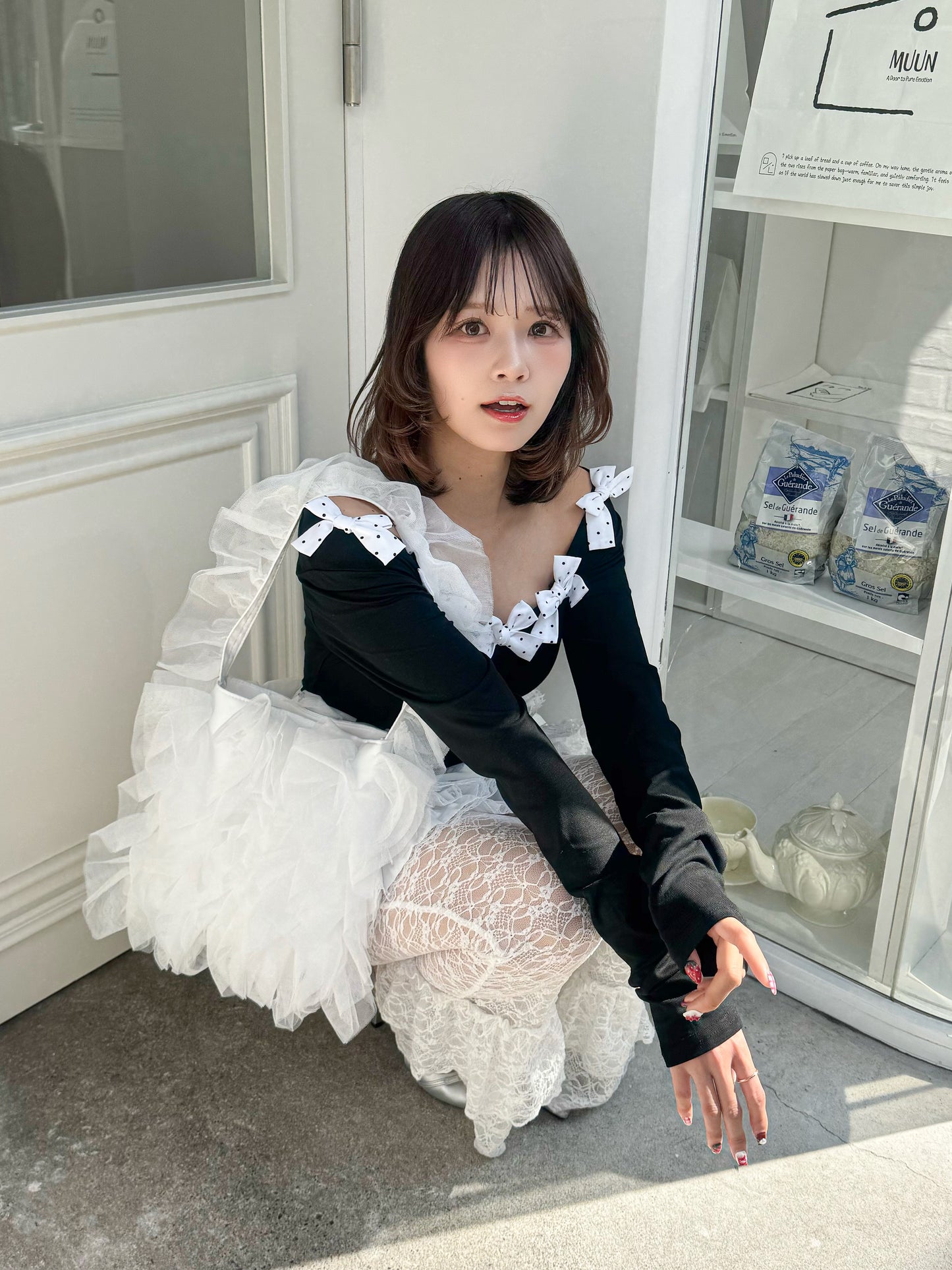 ドットリボンロンT