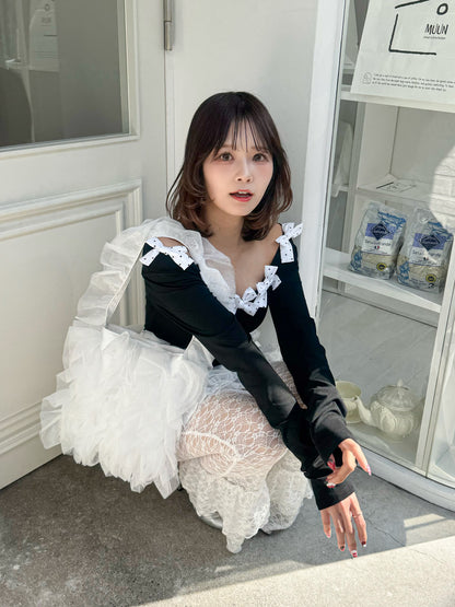 ドットリボンロンT