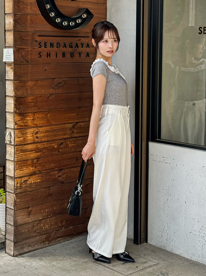 ローズフリルTシャツ