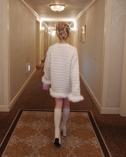 ファーニットラメワンピース