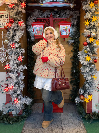 ハートドットボアブルゾン