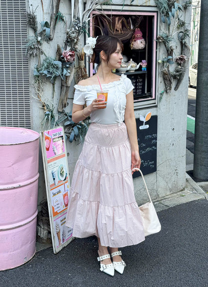 ローズフリルTシャツ