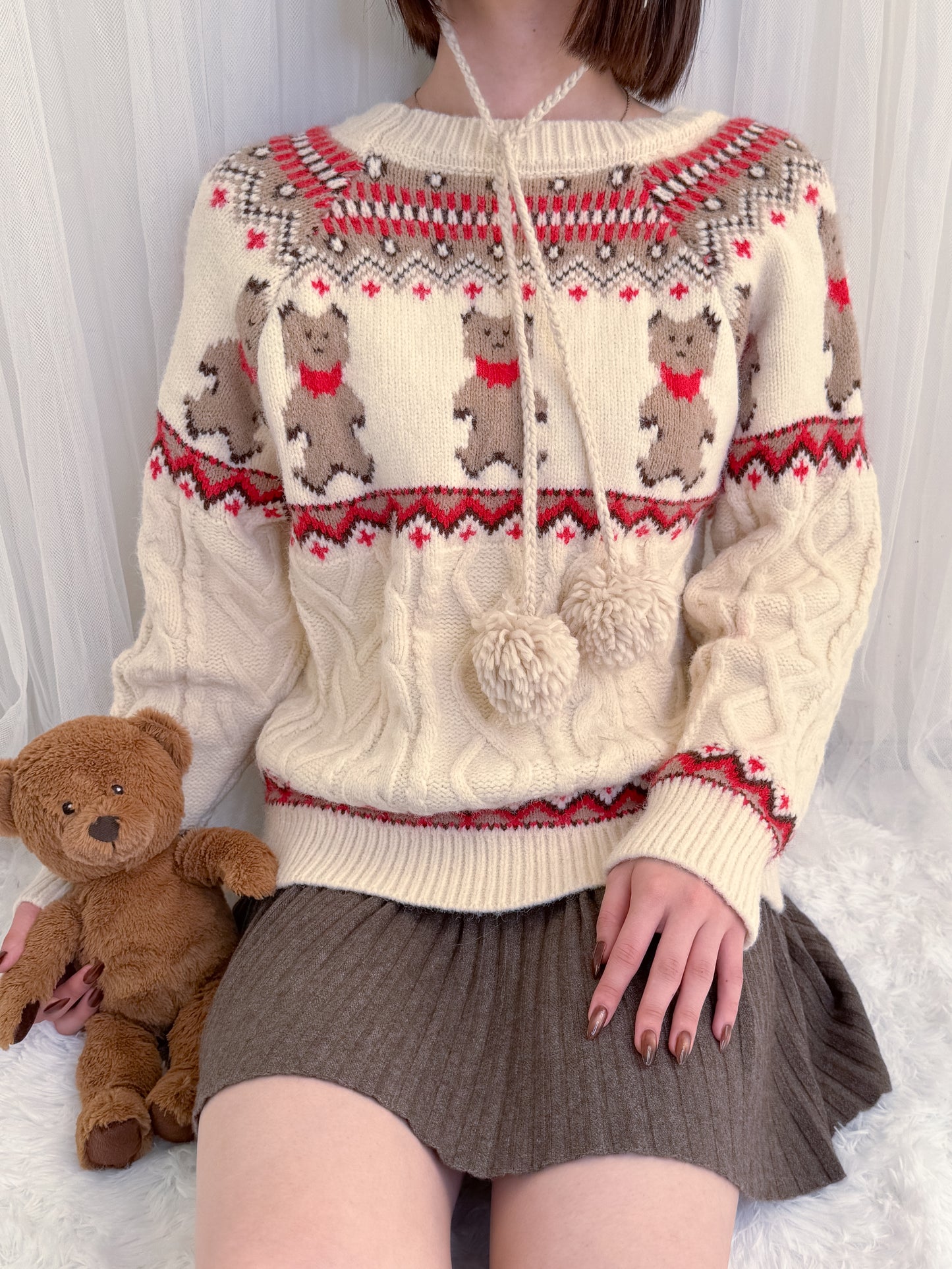 【Official限定】アニマルジャガードニット