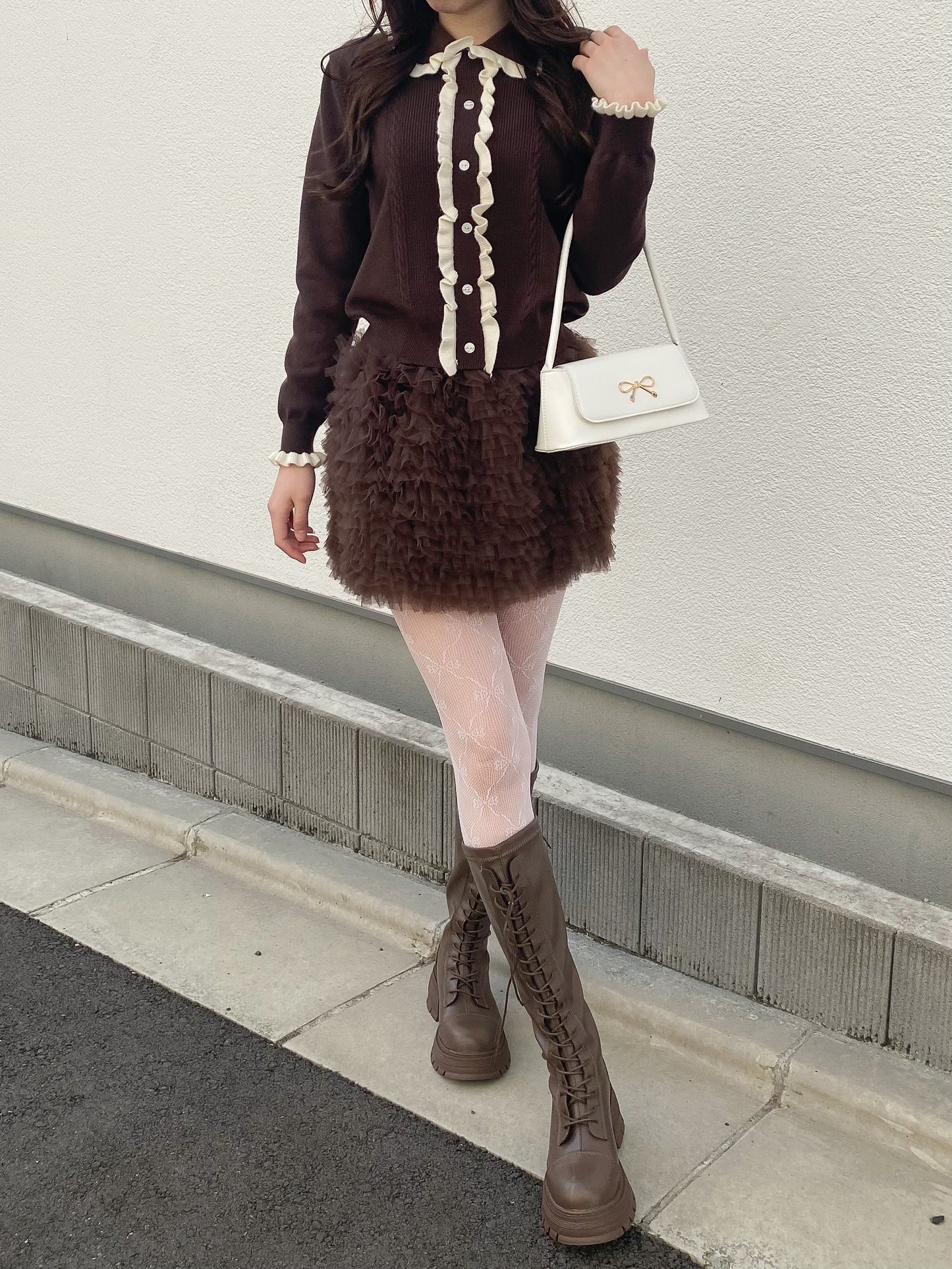 【Official限定価格】チュールミニスカート