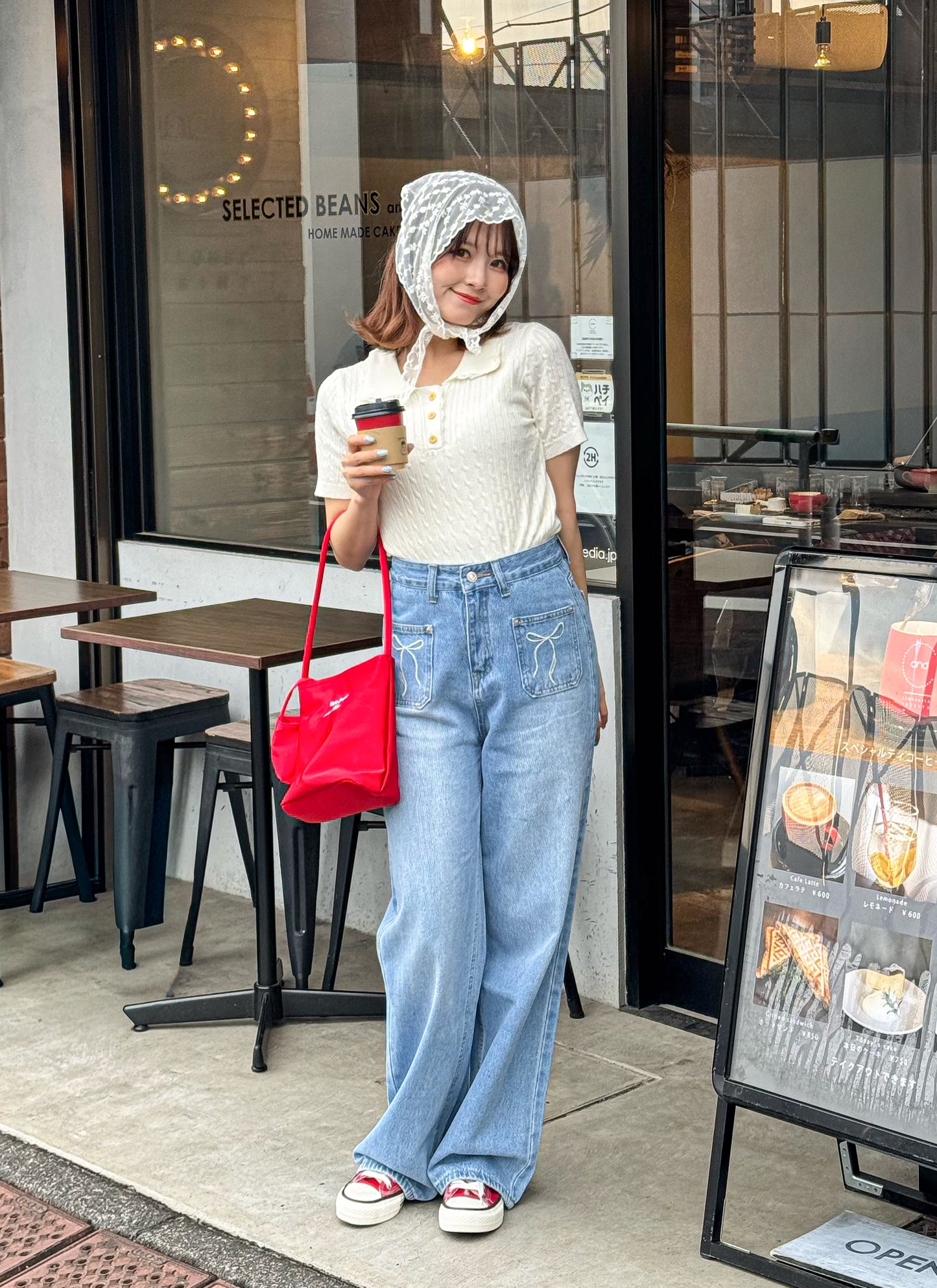 【Official限定価格】フリルリブニットポロ