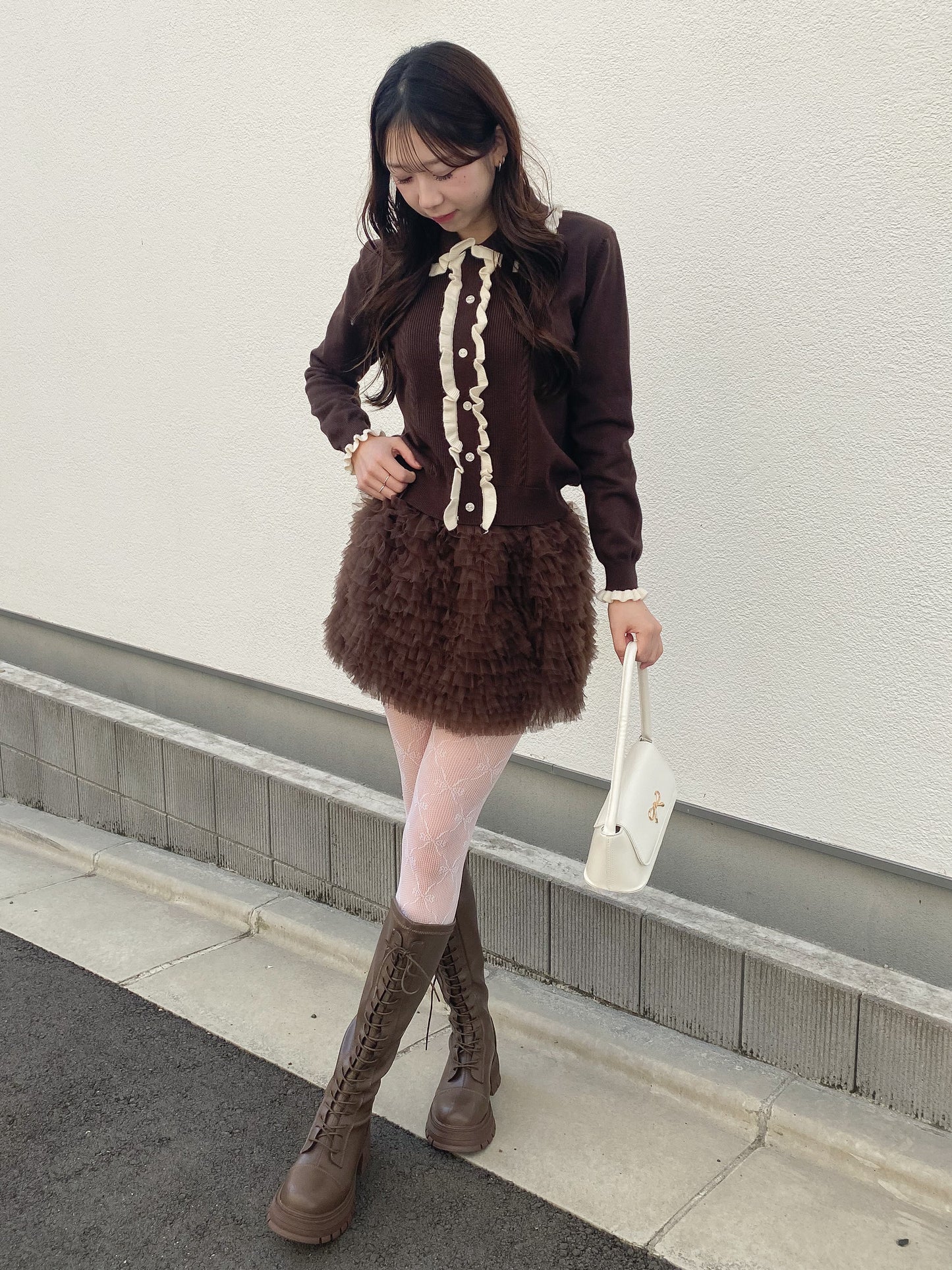 【Official限定価格】チュールミニスカート