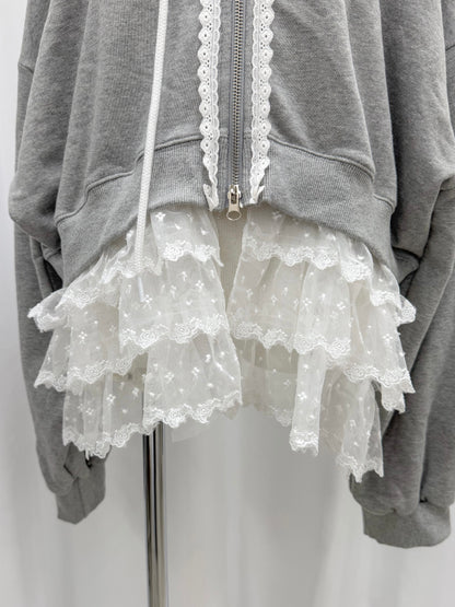 Romantic Lace Hoodie
