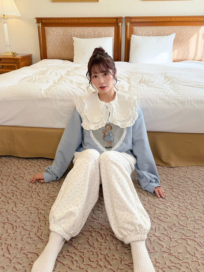 Baby Flower Sweat Pants