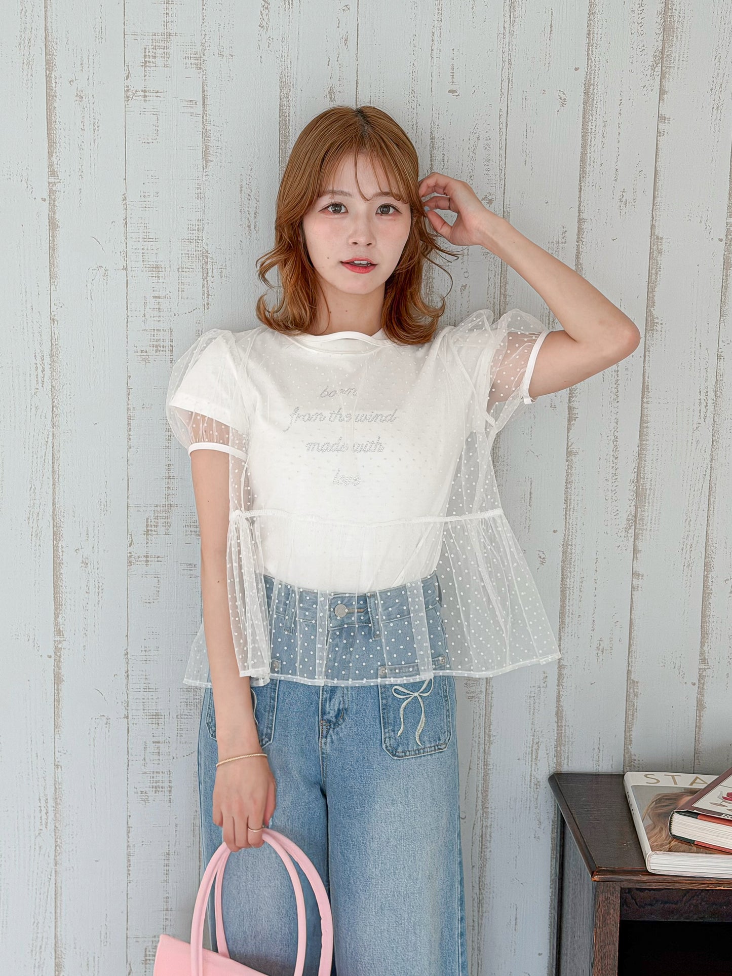 チュールTシャツ